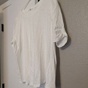 White Short Sleeve Top